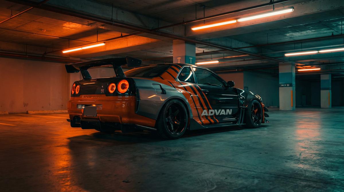 偷拍GT-R改装视频