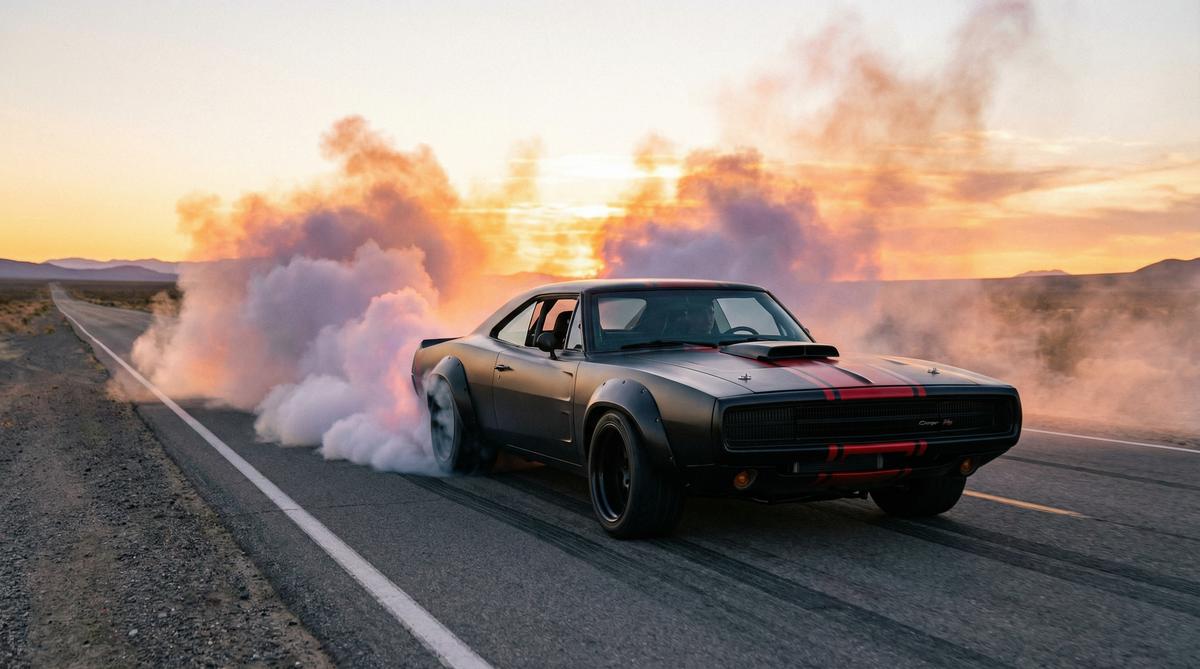 偷拍肌肉车改装视频